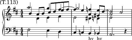 Zwei HVs im Finale von Mahlers Dritter