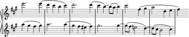 Beethoven, cis-moll Quartett, op. 3, erster Satz.
