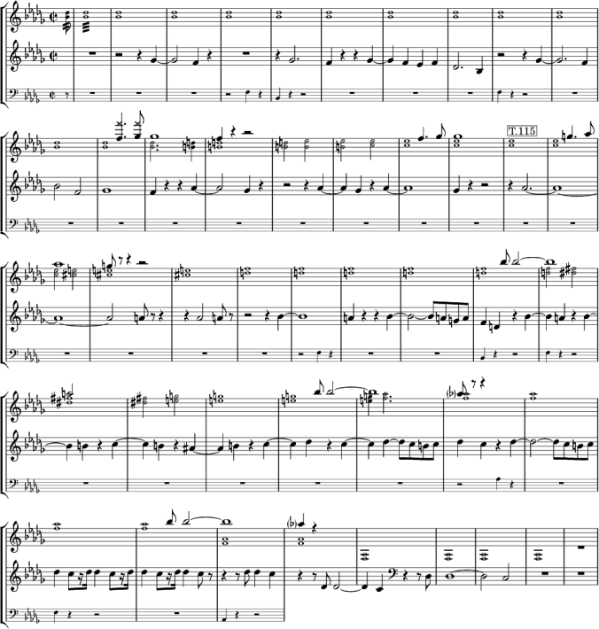 Mahler II / Finale / "Glaube!"-Motiv = U
