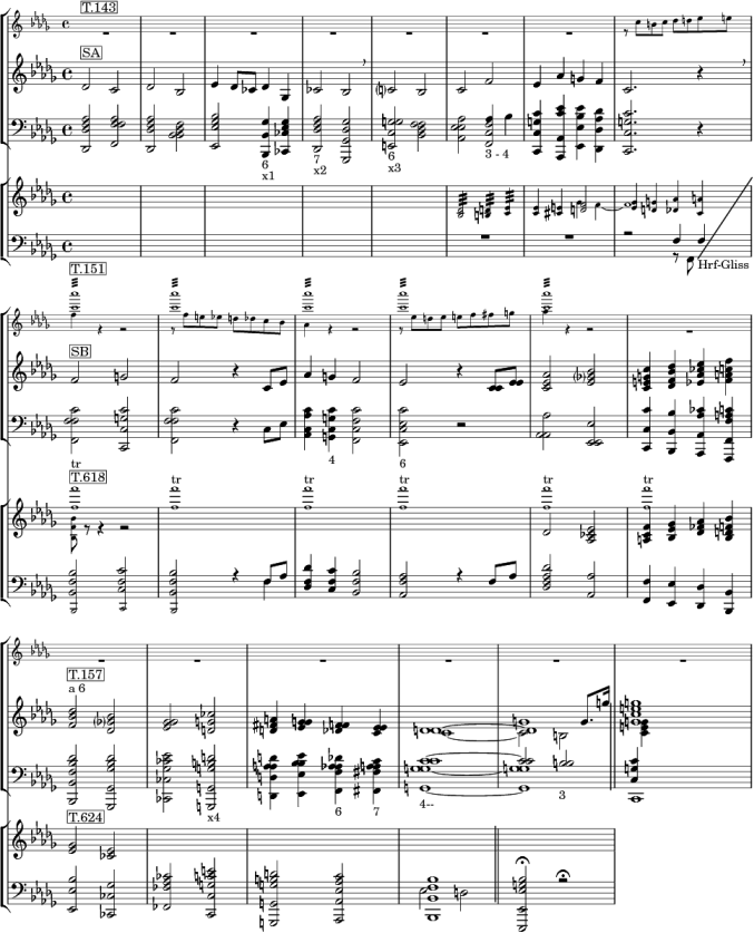 Mahler II / Finale / Choral in Akkorden = S.2
