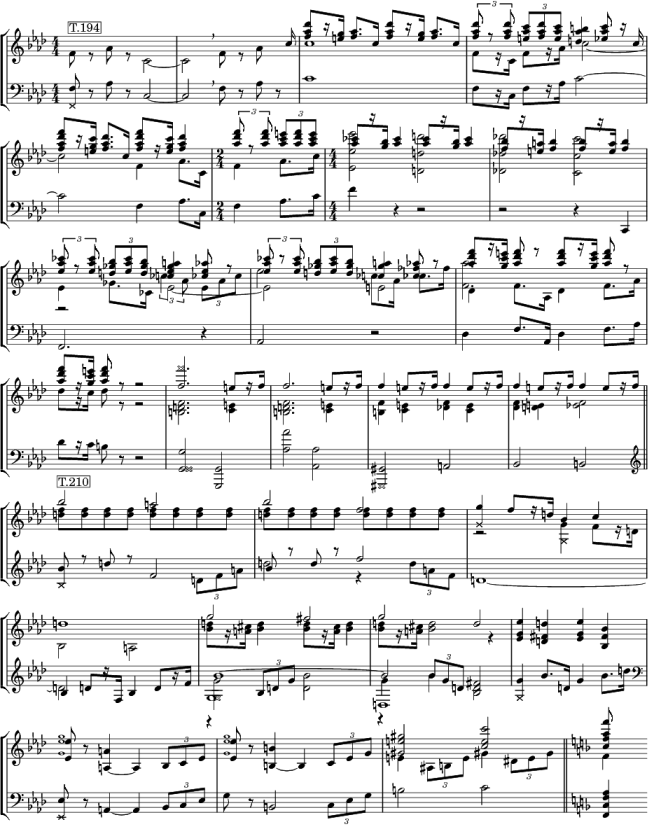 Mahler II / Finale / Allegro, Anfang ab T.94