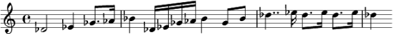 Pentatonische Höhepunkts-Melodie Bruckner III, Fassung 889, Adagio